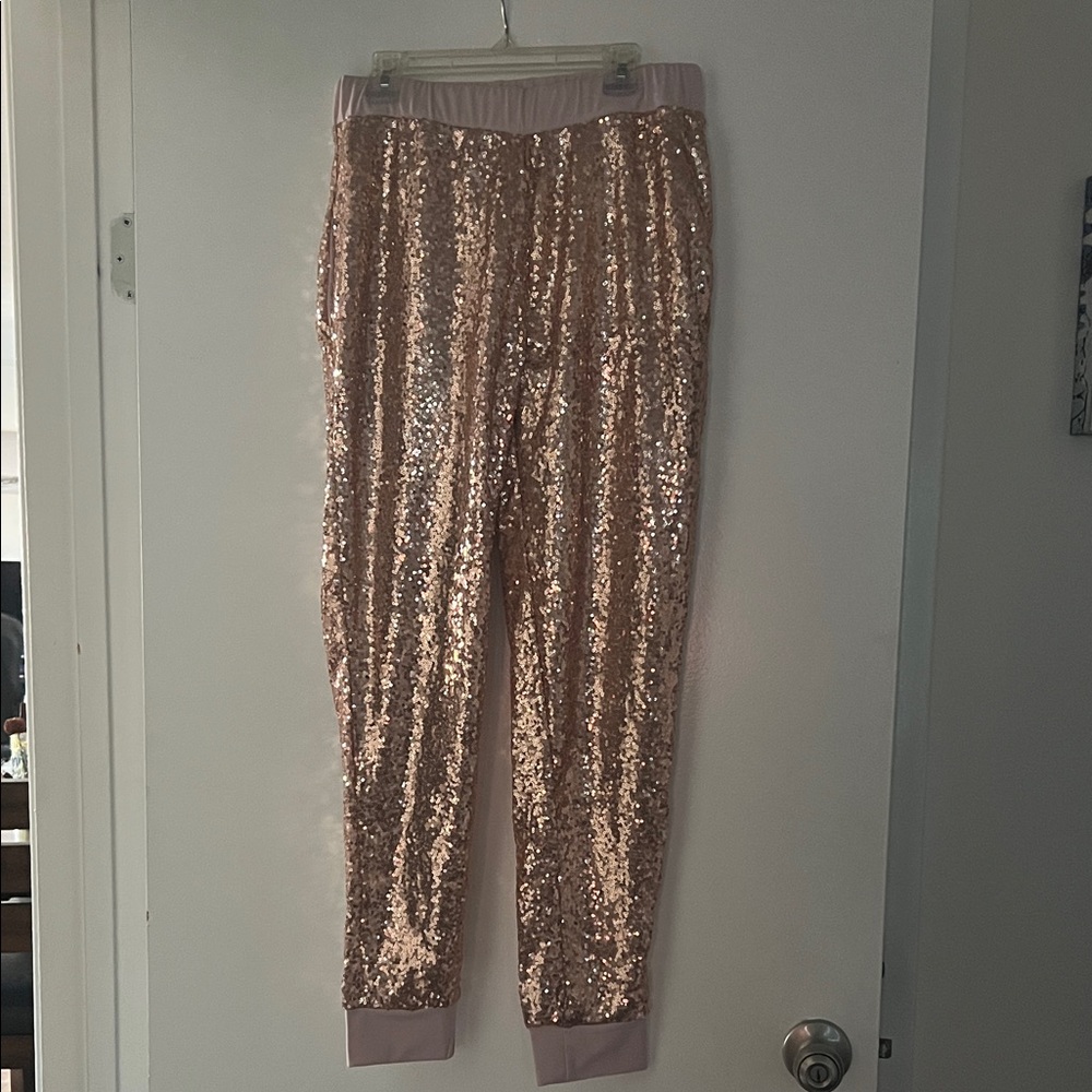 Sparkling Sequin Pants